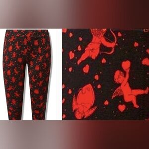 ❤️NWT VALENTINES DAY TORRID POCKETS LEGGING - CUPID PRINT - HIGH RISE PLUS SIZE